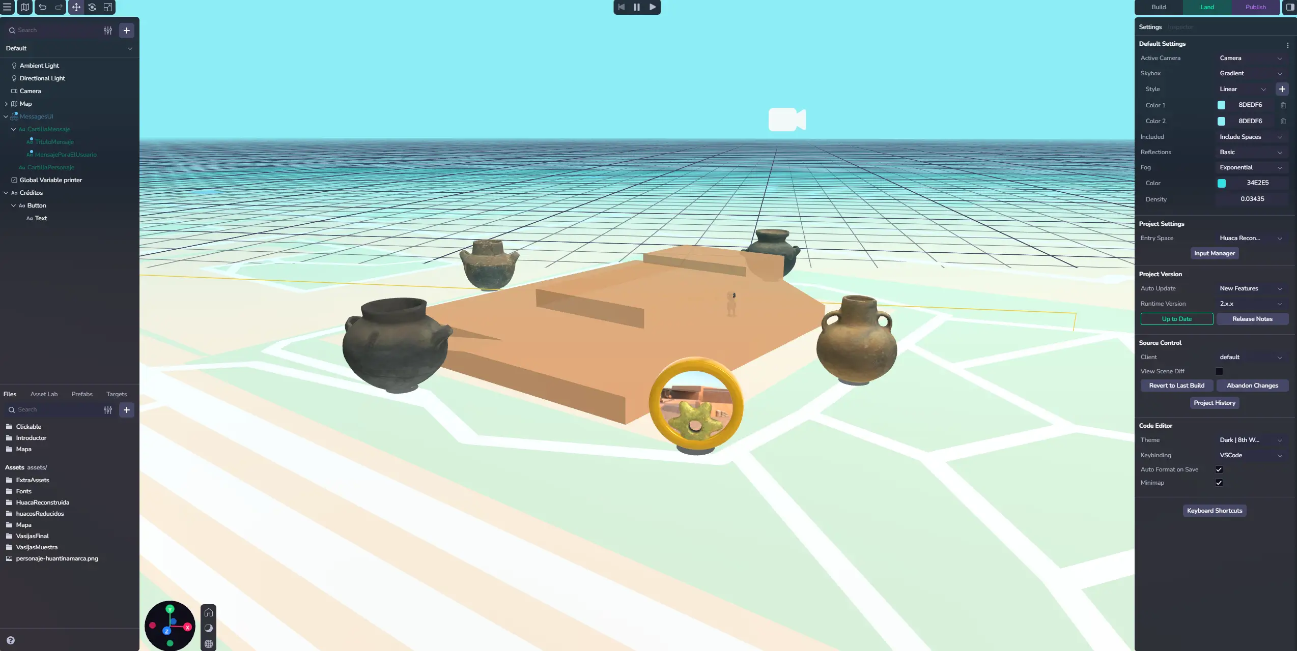 Image of game studio editor